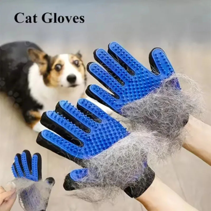 Pet Supplies App - Перчатка-щетка для удаления шерсти домашних животных,