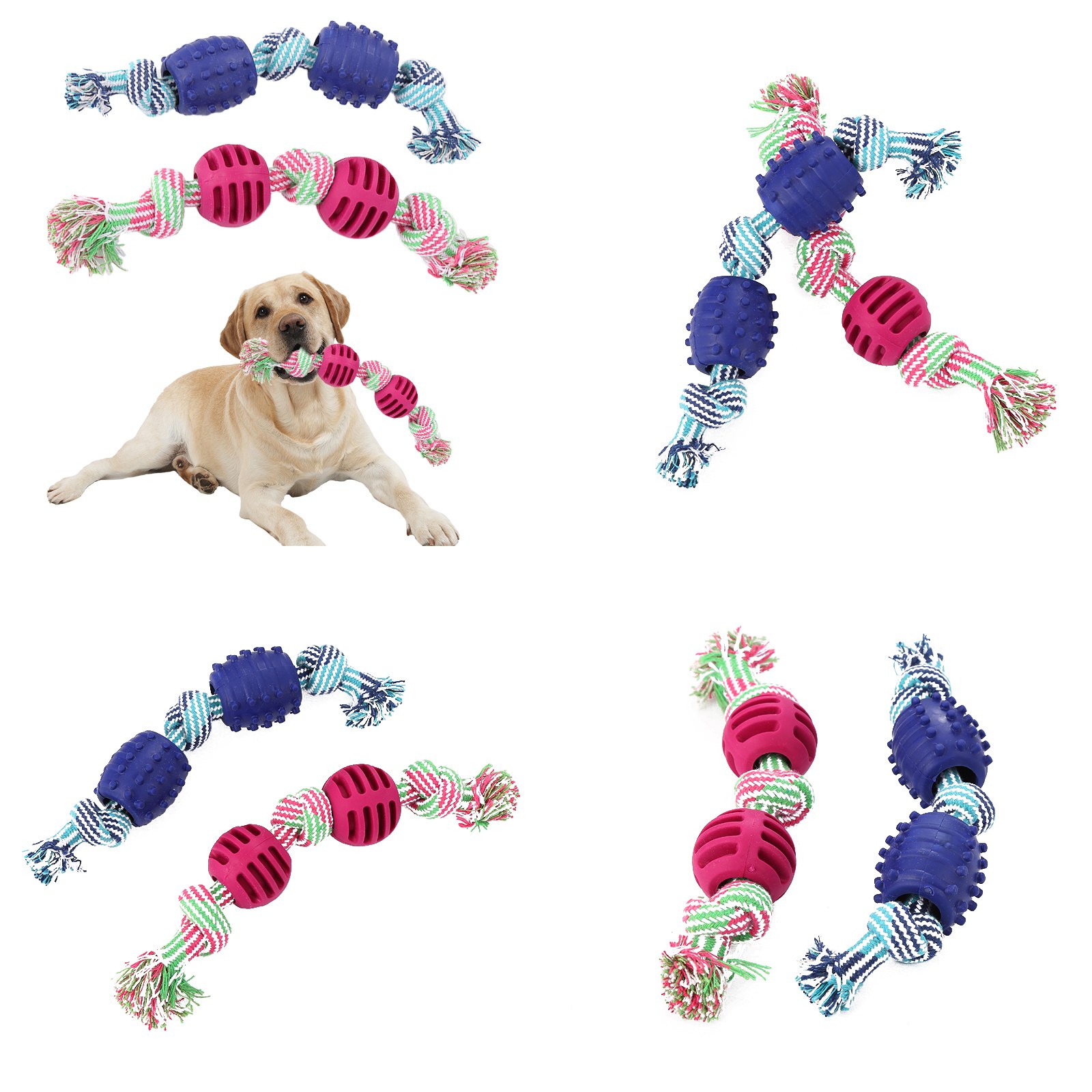 Pet Supplies Amazon - Игрушки для собак из хлопковой веревки