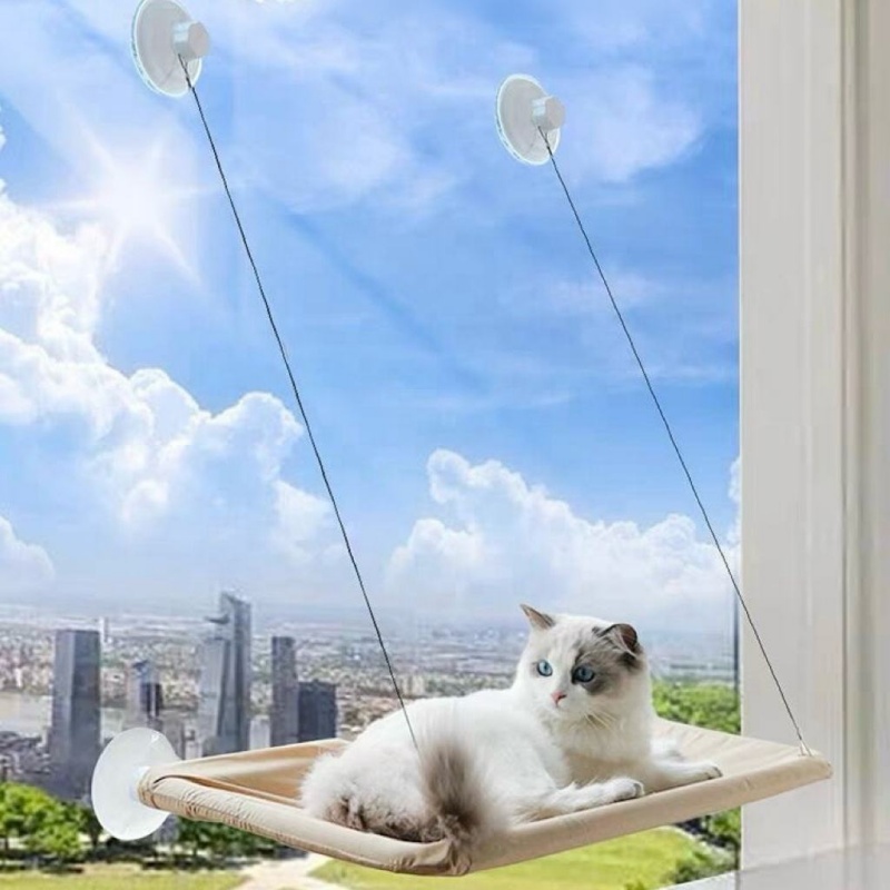 Подвесной гамак для кошек на о – обзор и цена Cat Window Perch