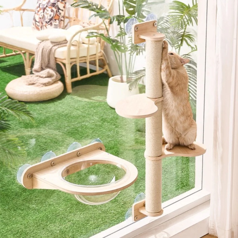 Подставка-лежанка для кошек на – обзор и цена Cat Window Perch