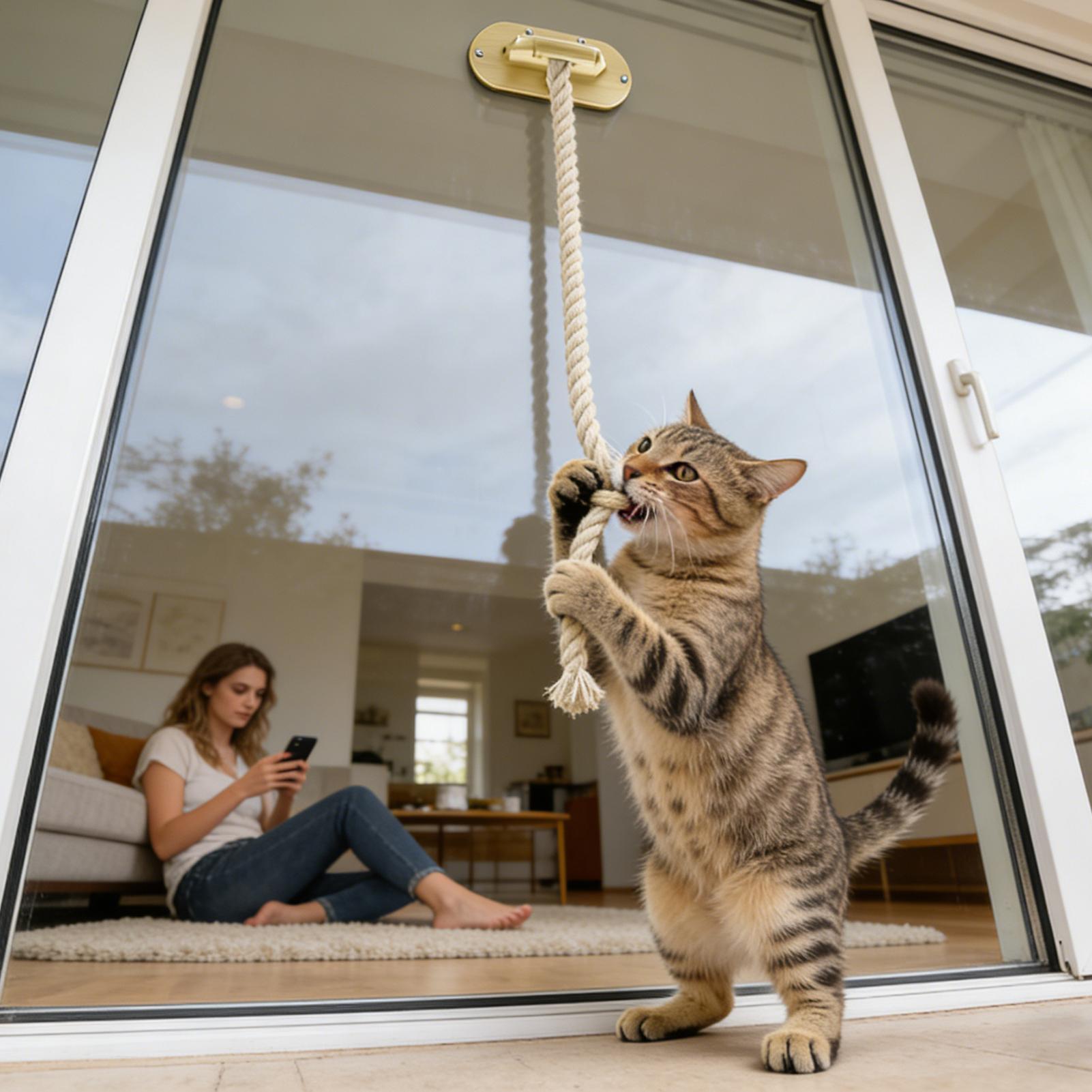 Веревка для лазания кошек с пр – обзор и цена Cat Window Perch